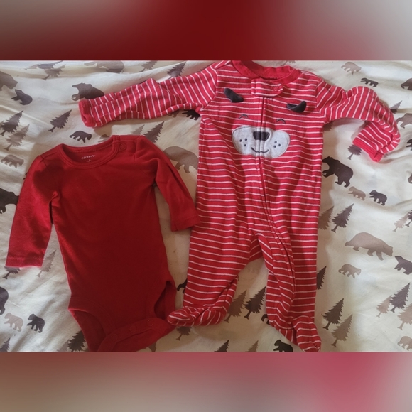 NB 0-3 Christmas clothes lot - Picture 8 of 8